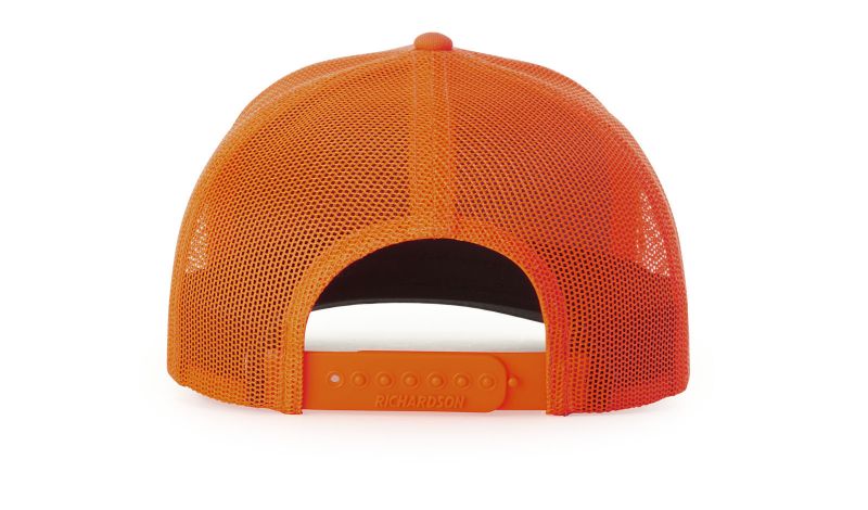 Richardson 882FP Blaze Orange Fiver Panel Mesh Back Cap