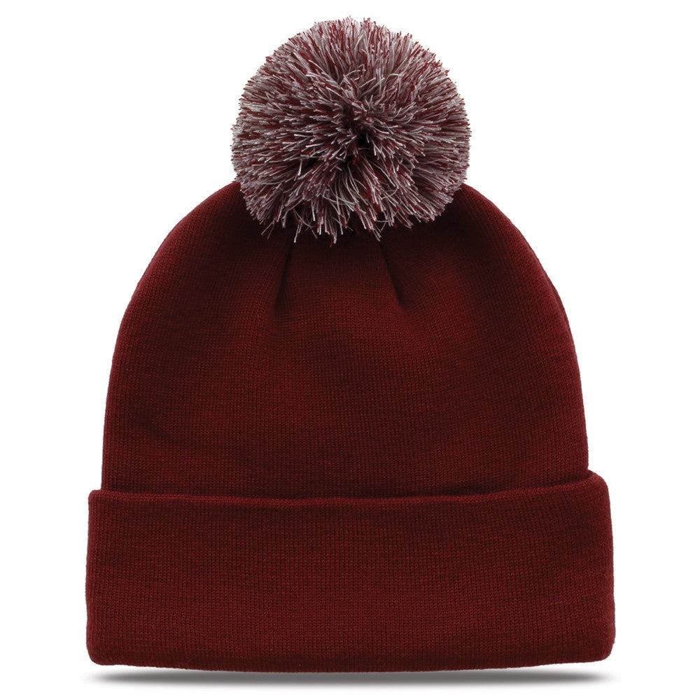 Roll Up Beanie w/ Pom