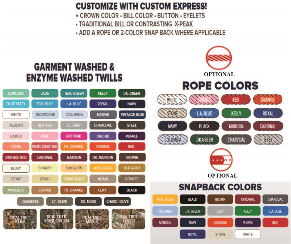Ladies Garment Washed Twill Hat - G22