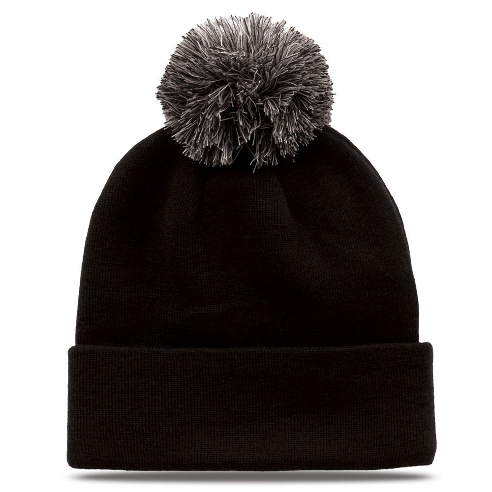 Roll Up Beanie w/ Pom