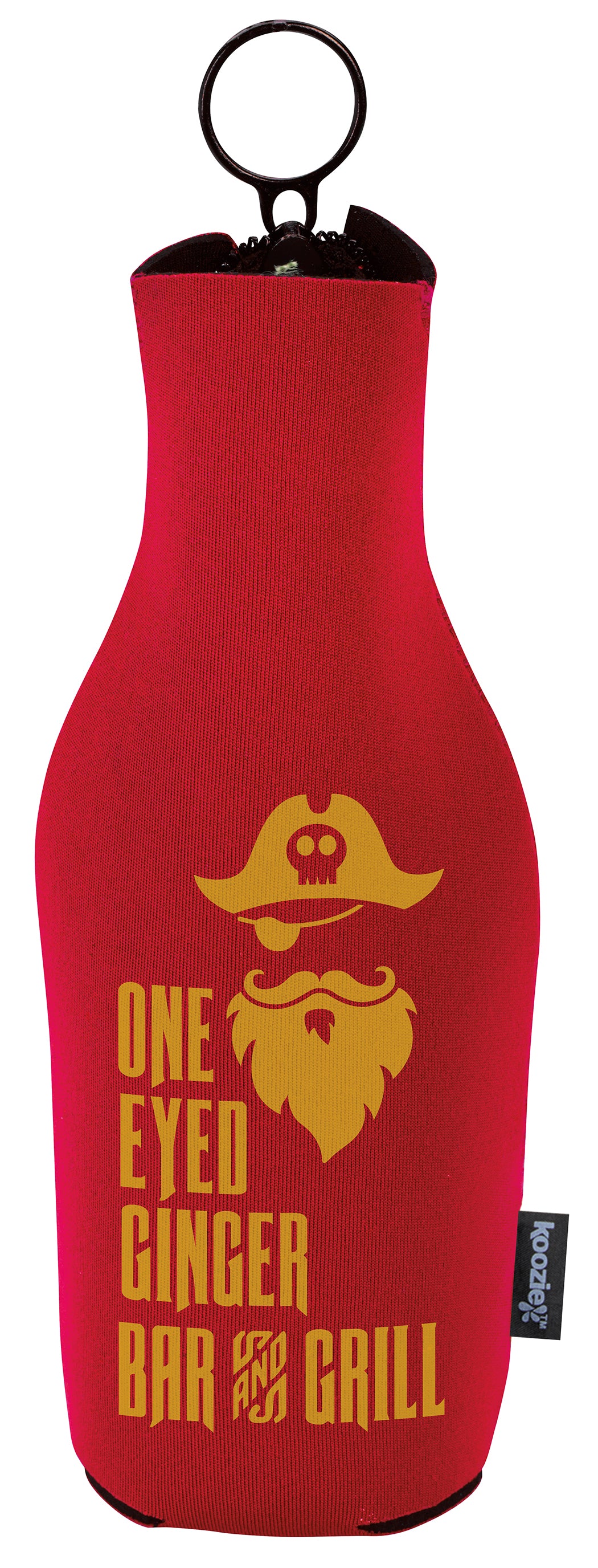 Koozie® Neoprene Zip-Up Bottle Kooler