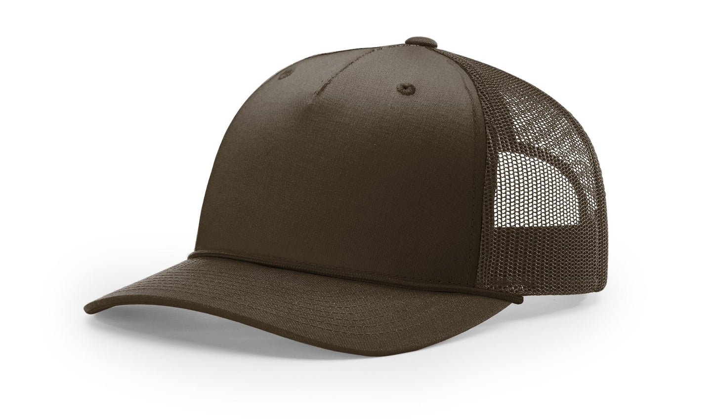 Richardson 112FPR Five Panel Trucker with Rope Cap