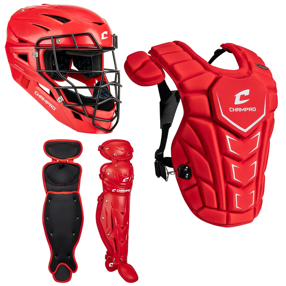 Champro Optimus MVP Plus Catcher's Set Red's Team Sports