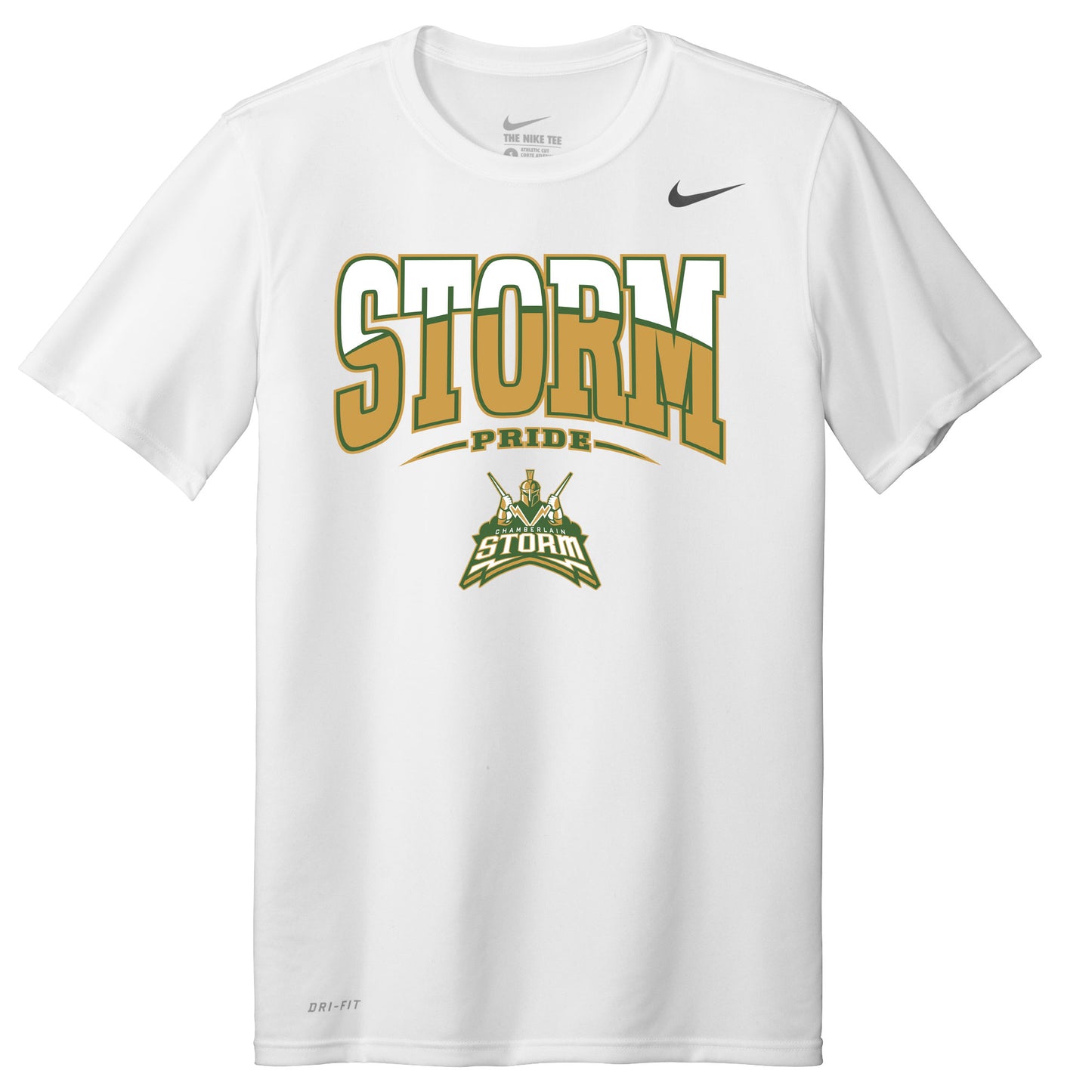 Chamberlain High School Nike Legend Tee with "Storm Logo"