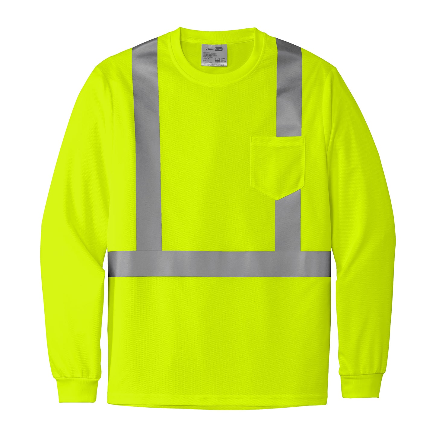 CornerStone ANSI 107 Class 2 Mesh Long Sleeve Tee