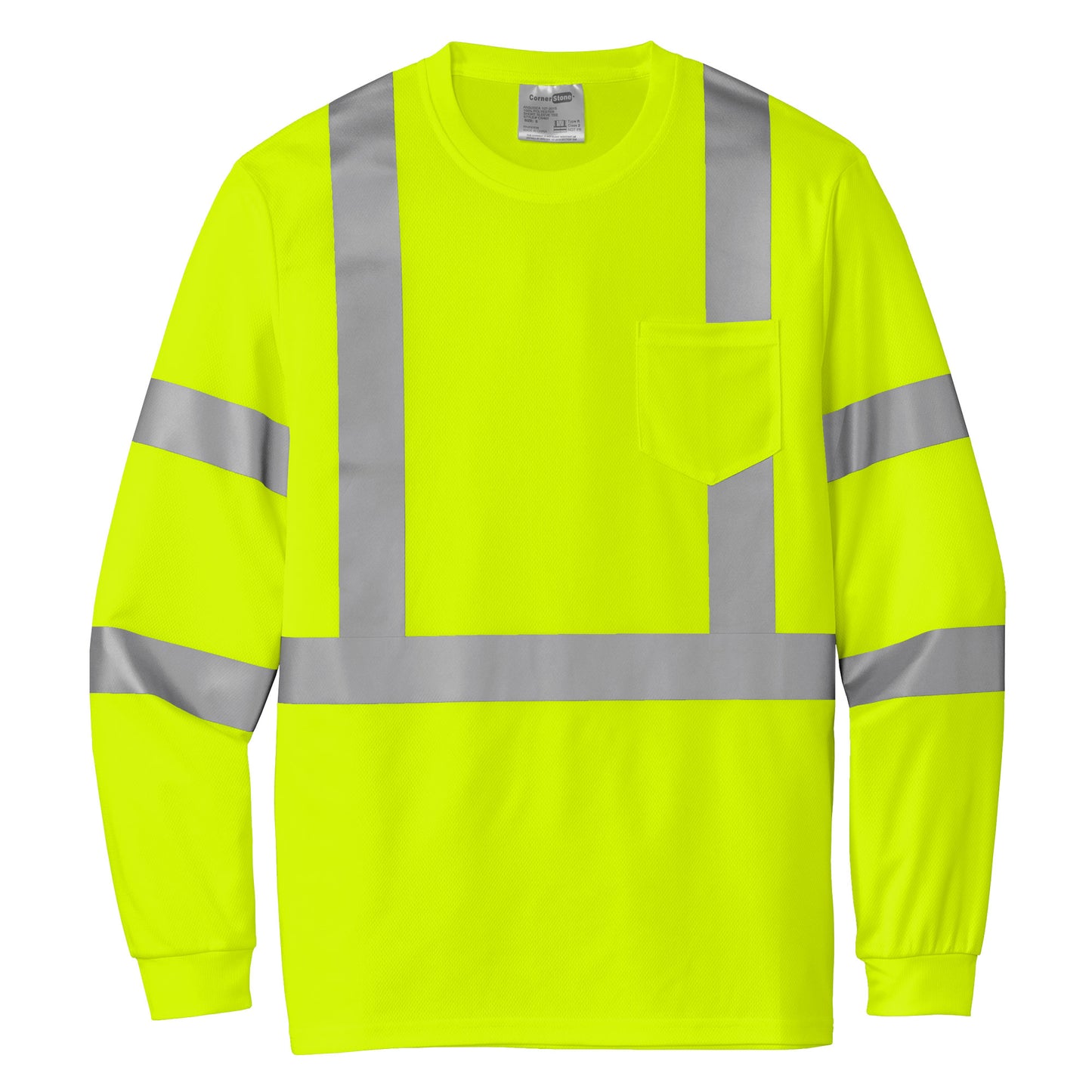 CornerStone ANSI 107 Class 3 Mesh Long Sleeve Tee