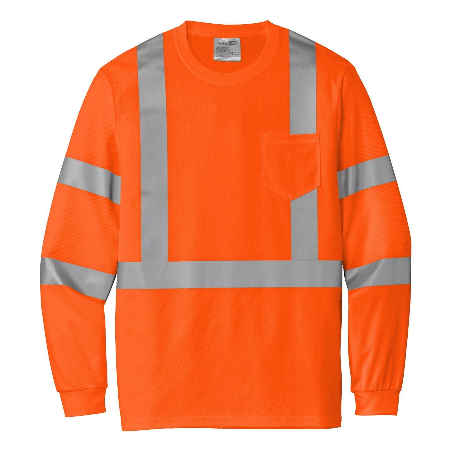 CornerStone ANSI 107 Class 3 Mesh Long Sleeve Tee