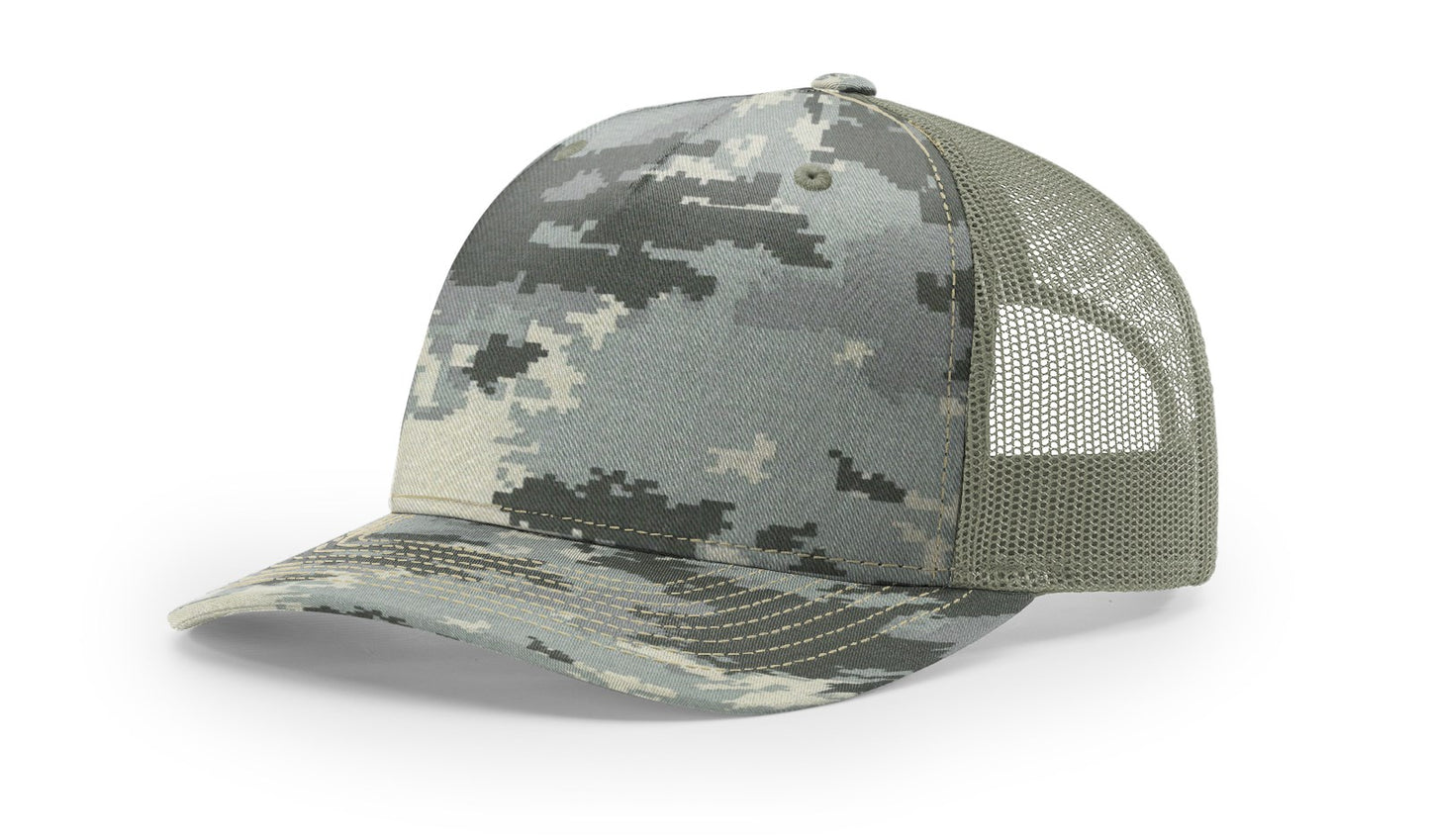 Richardson 112PFP Printed Five-Panel Mesh Back Cap