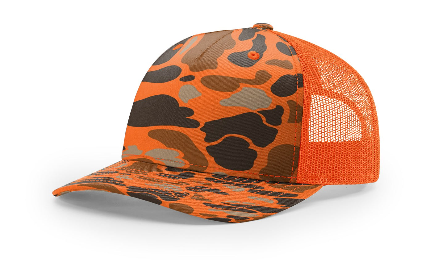 Richardson 112PFP Printed Five-Panel Mesh Back Cap