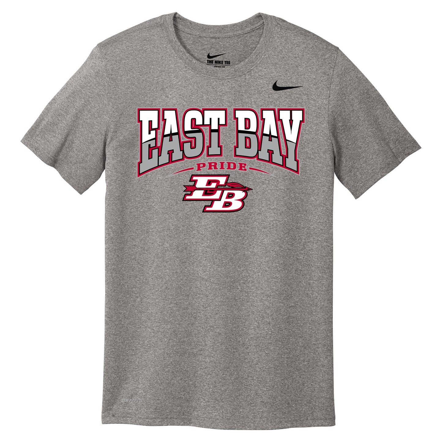 East Bay High School Nike Legend Tee with Printed East Bay Logo