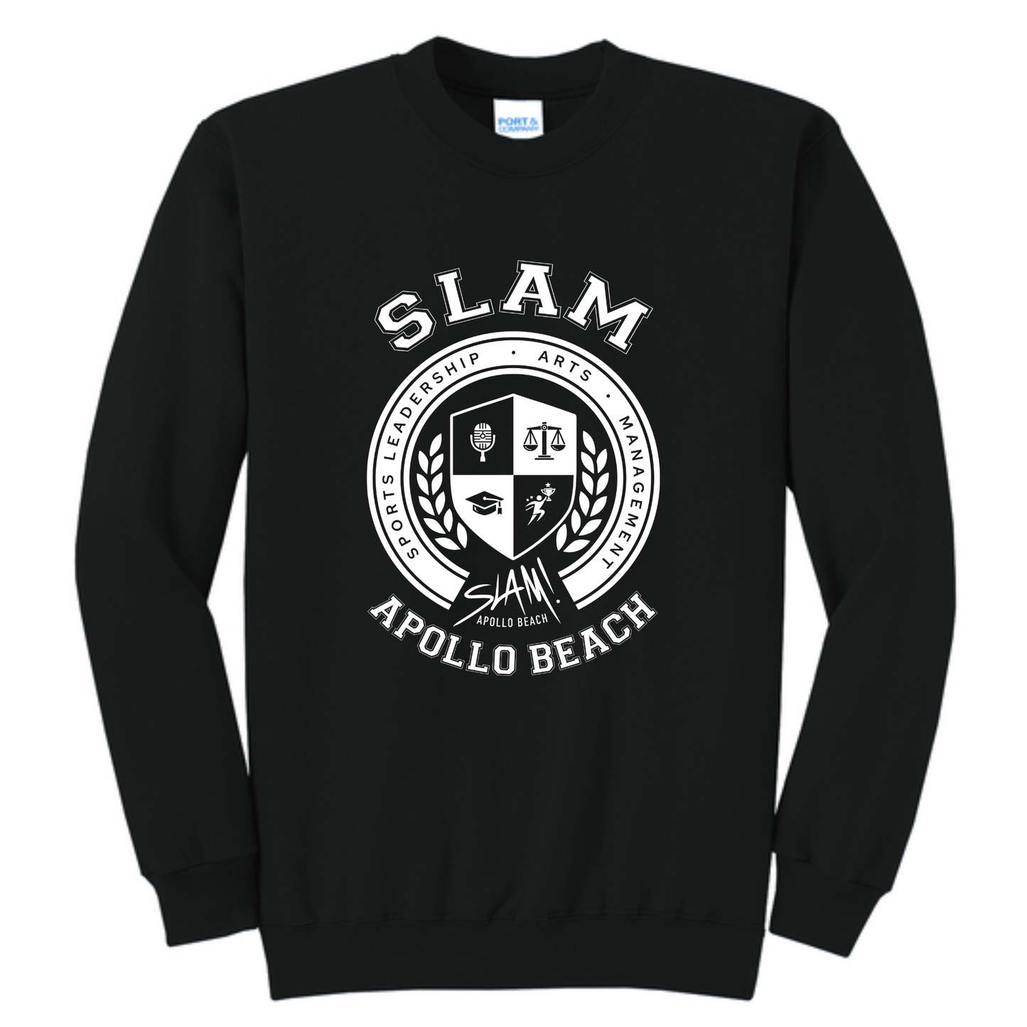 Slam Apollo High School Crewneck - Crest Logo