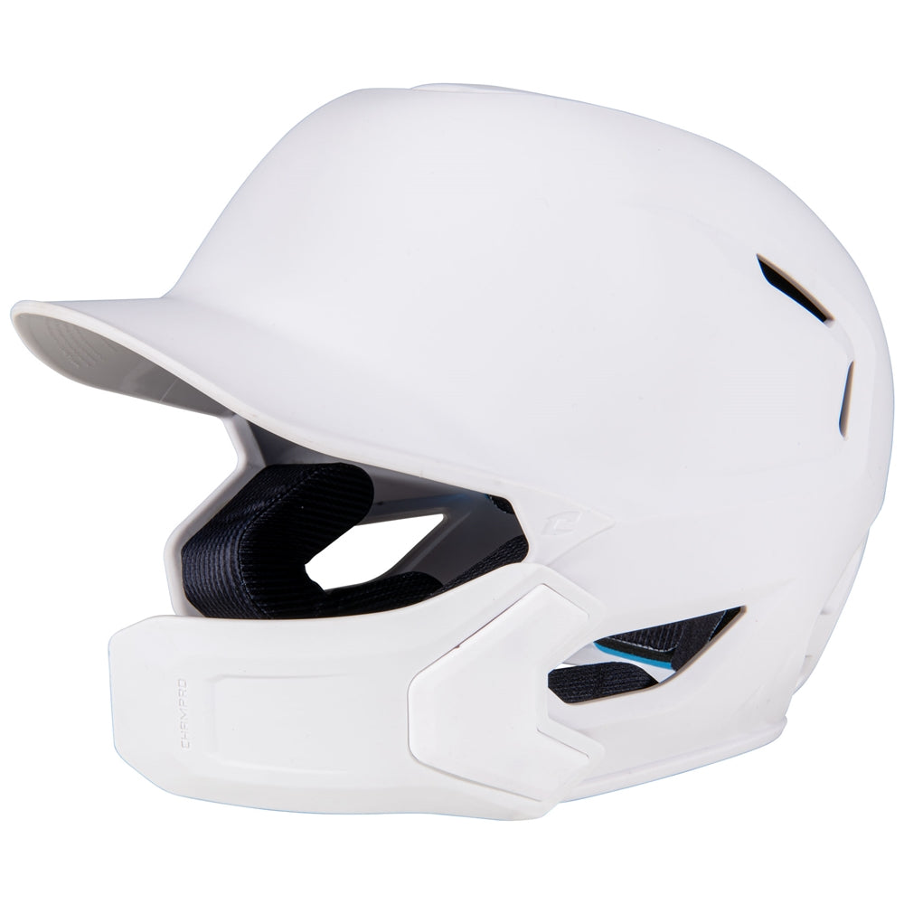 HXE Matte Batting Helmet w/ Jaw Guard