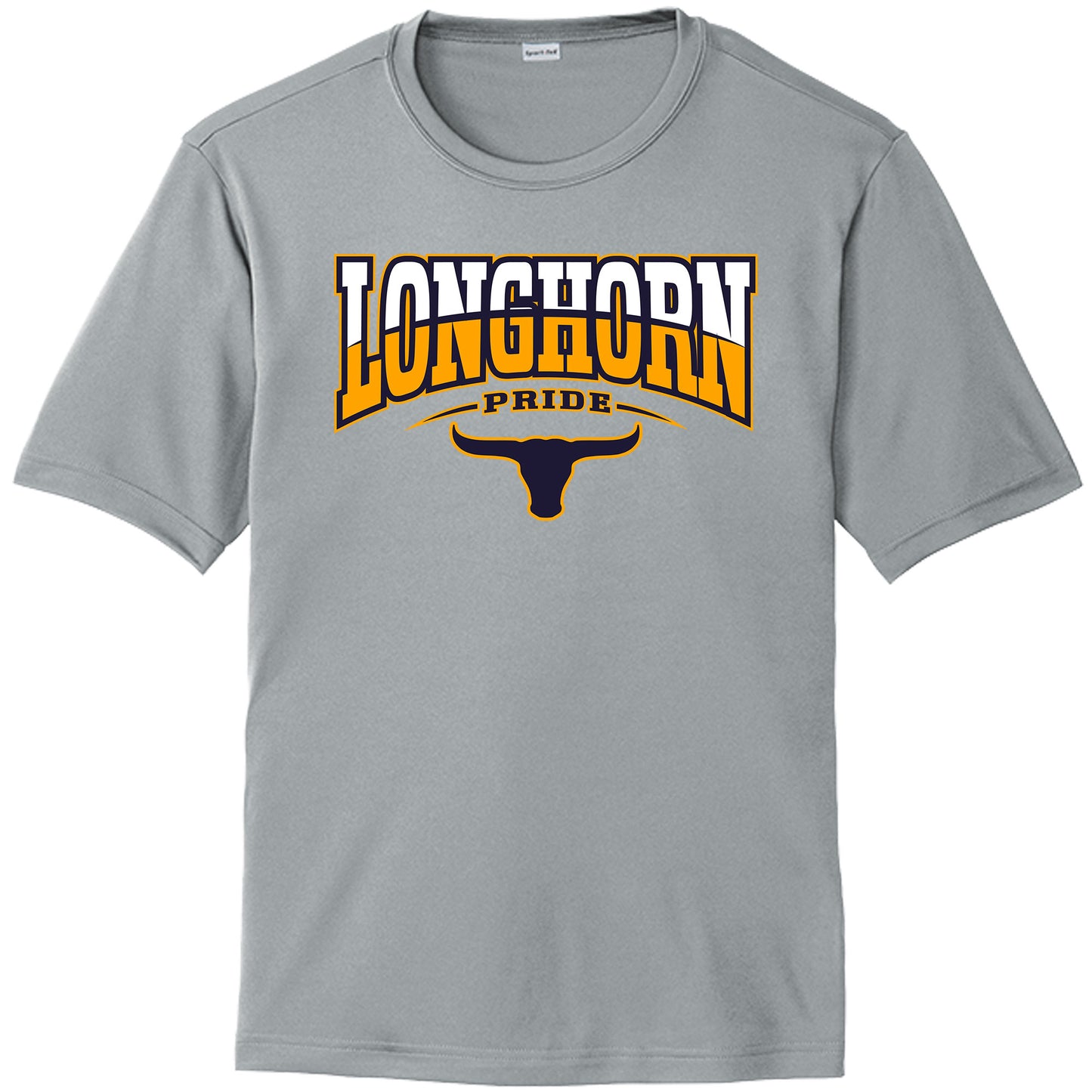 Lennard High School Drifit Shirt with Printed Longhorns Logo