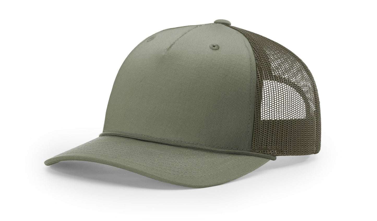 Richardson 112FPR Five Panel Trucker with Rope Cap