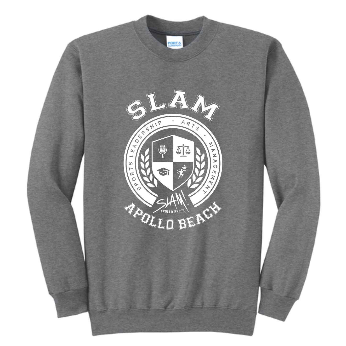 Slam Apollo Middle School Crewneck - Crest Logo