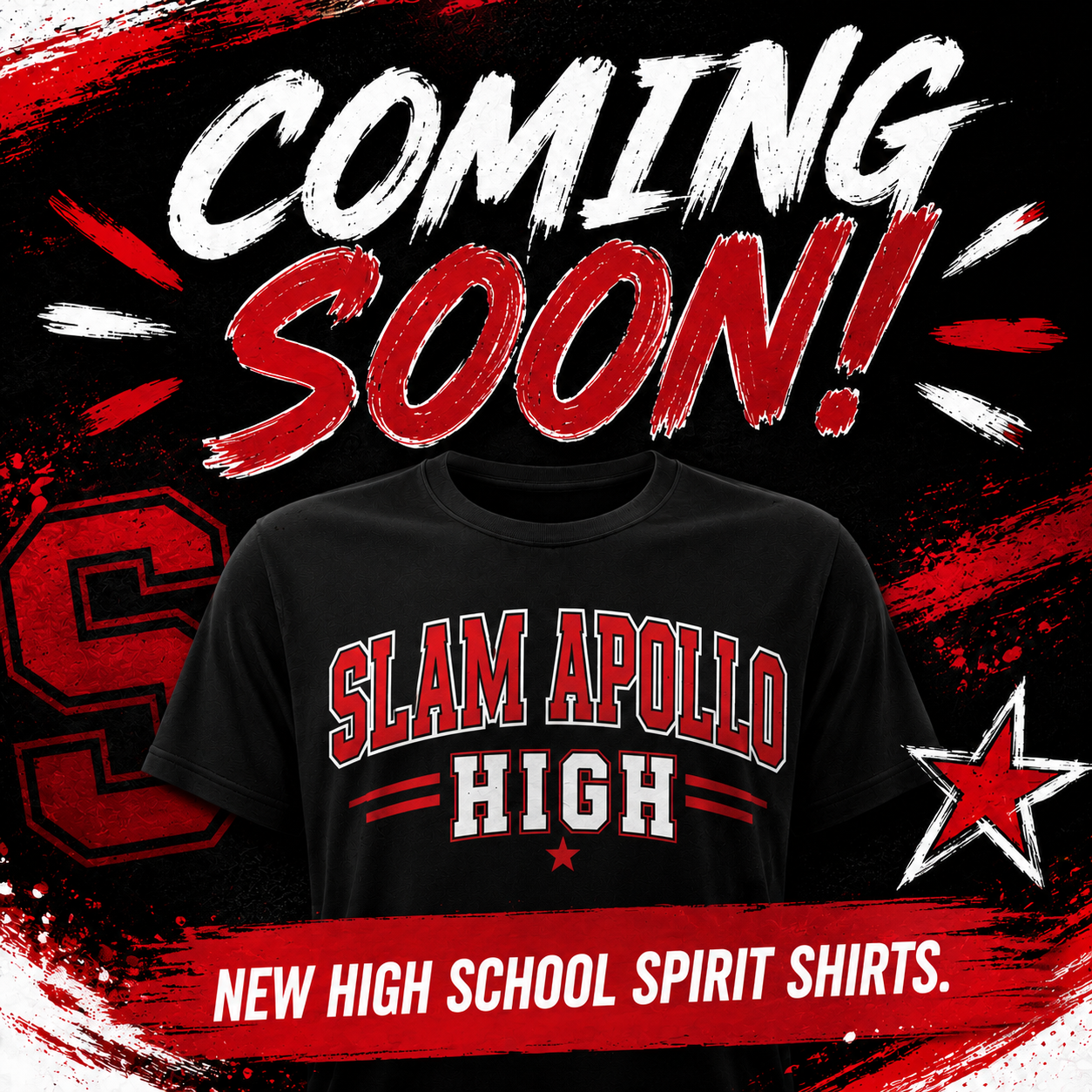 SLAM Apollo High Spirit Shirts (COMING SOON)