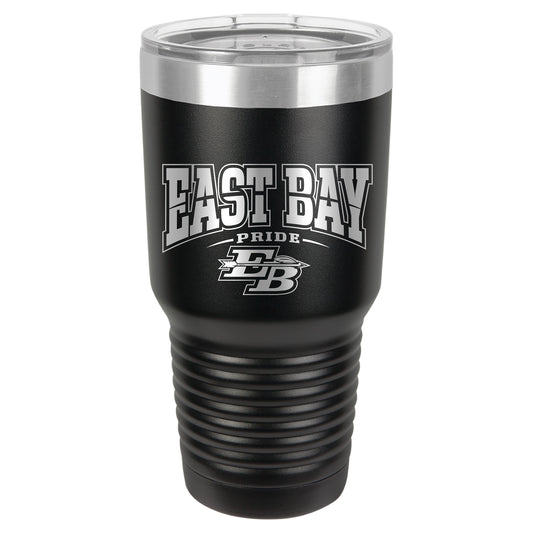 East Bay High school 30oz Tumbler with Laser Engraved Logo