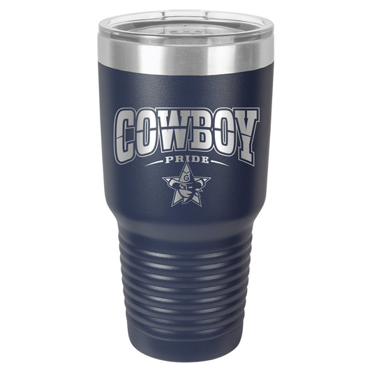 Gaither High School 30oz Tumbler with Laser Engraved Logo