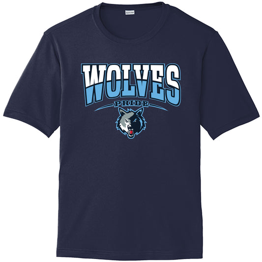 Newsome High School Drifit Shirt "Wolves Pride"