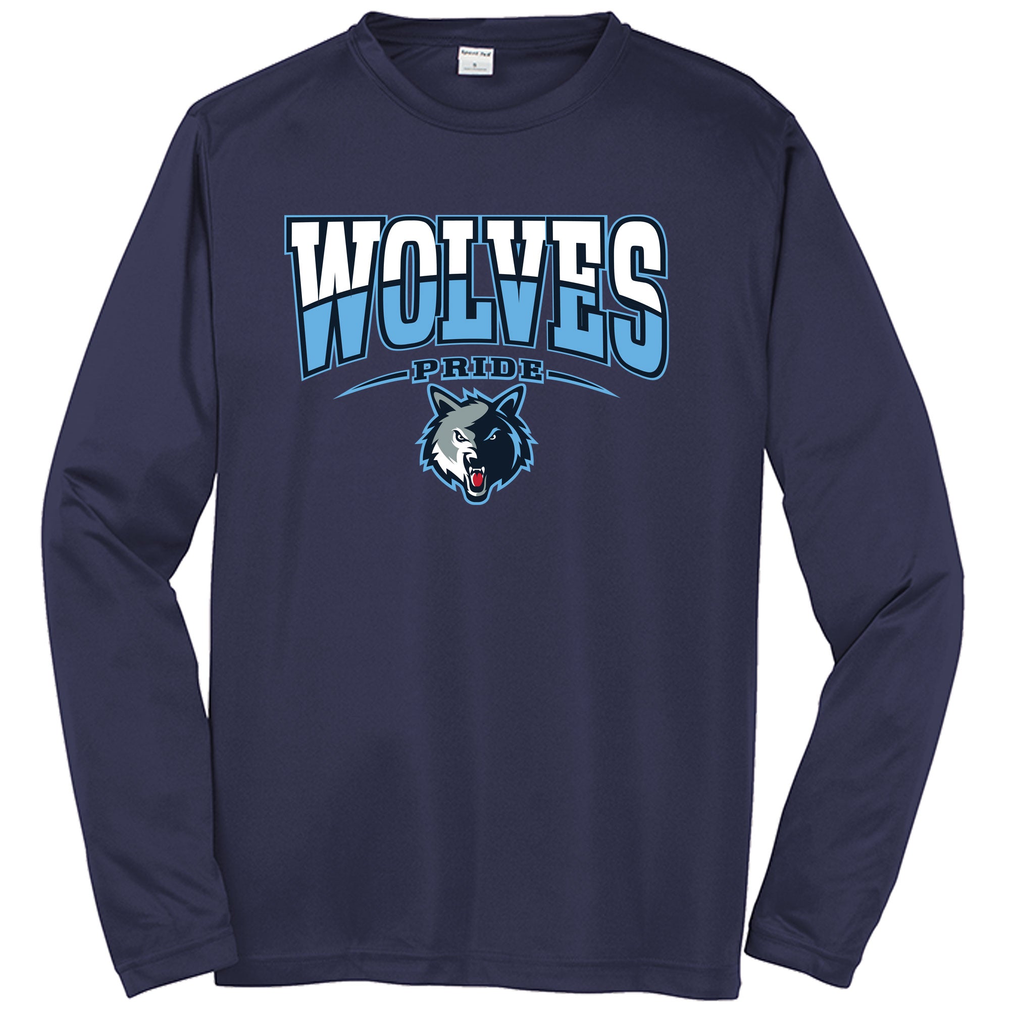 Newsome School Longsleeve Drifit Shirt Wolves Pride Red s Team Sports Newsome School Longsleeve Drifit Shirt Wolves Pride Red s Team Sports
