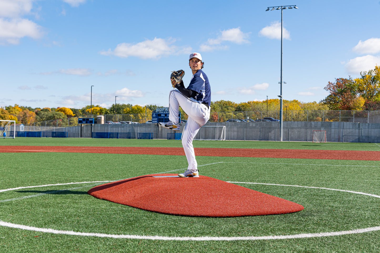 Portolite 10" Two-Piece Game Mound - Green, Red, Clay, Tan