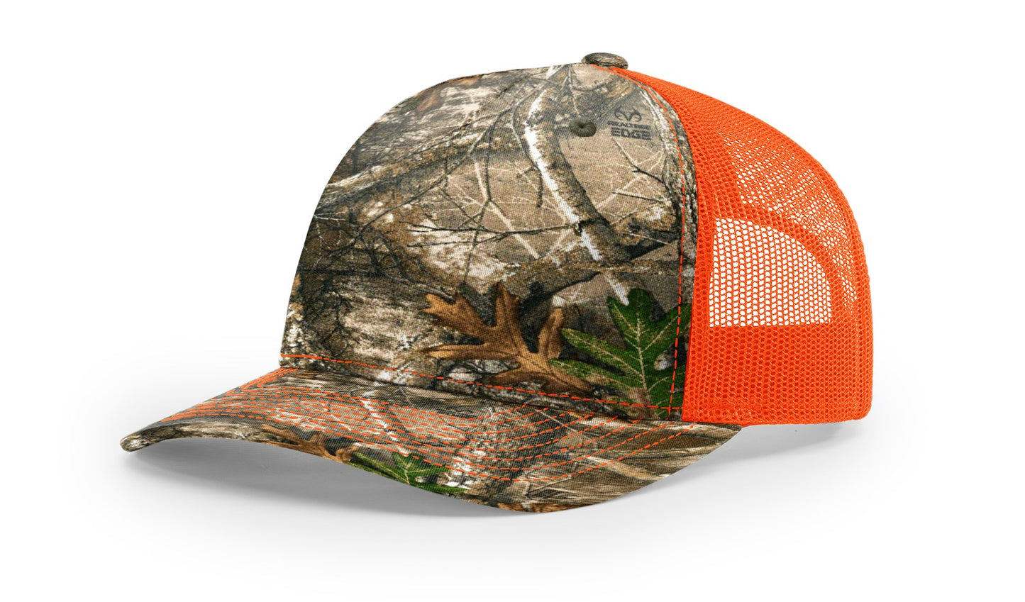 Richardson 112PFP Printed Five-Panel Mesh Back Cap
