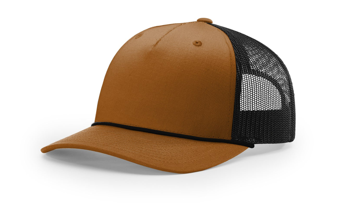 Richardson 112FPR Five Panel Trucker with Rope Cap