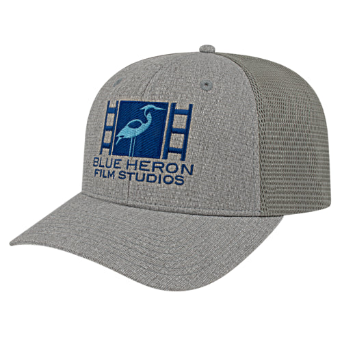 Flexfit 110® Ribbed Tri-Blend Trucker Mesh Back Cap