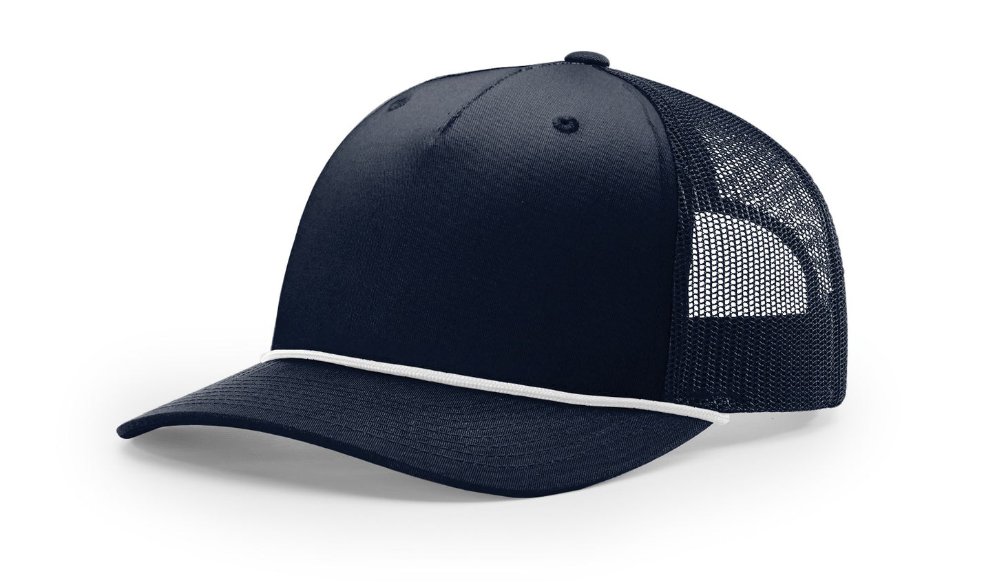 Richardson 112FPR Five Panel Trucker with Rope Cap