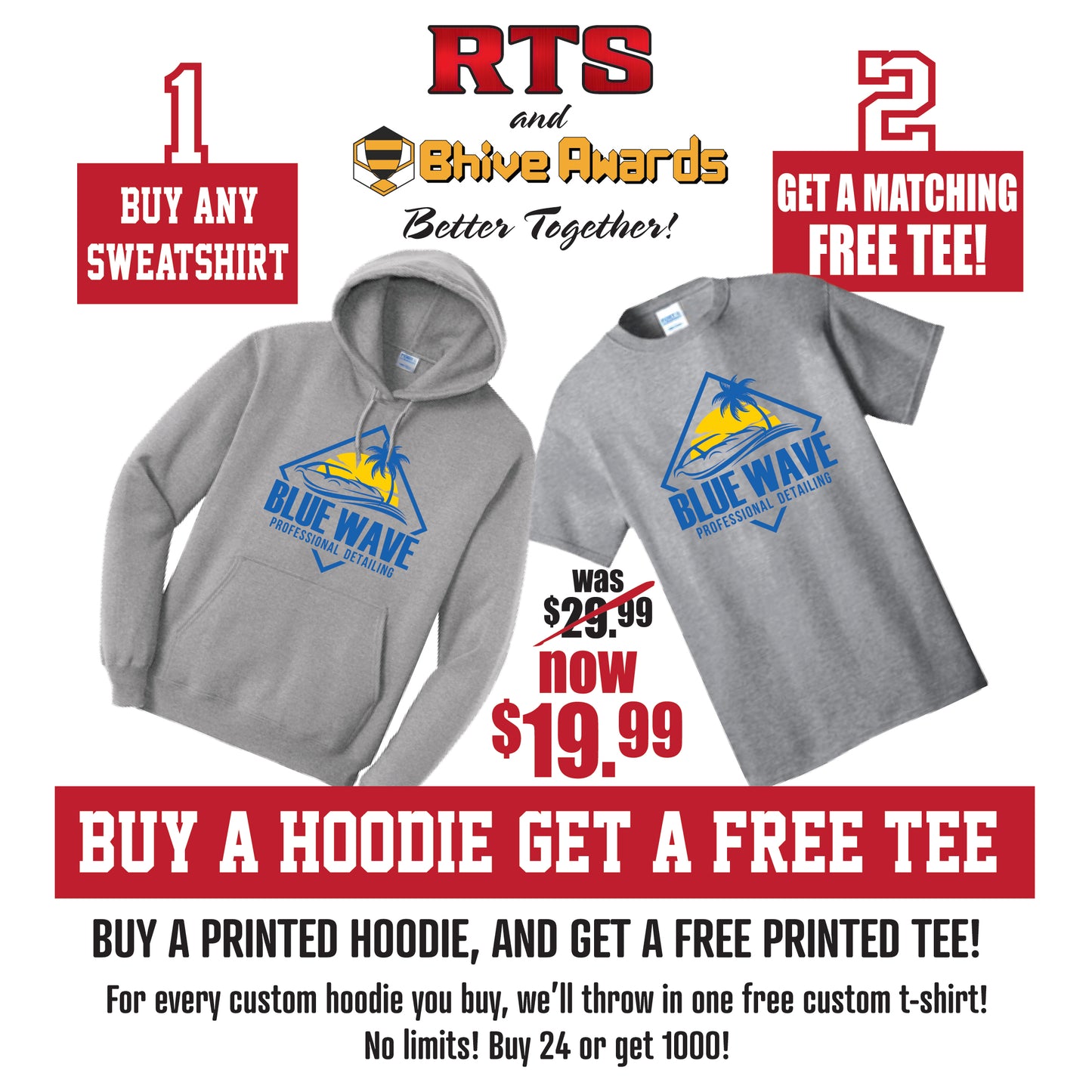 Buy a Hoodie get a Free Tee