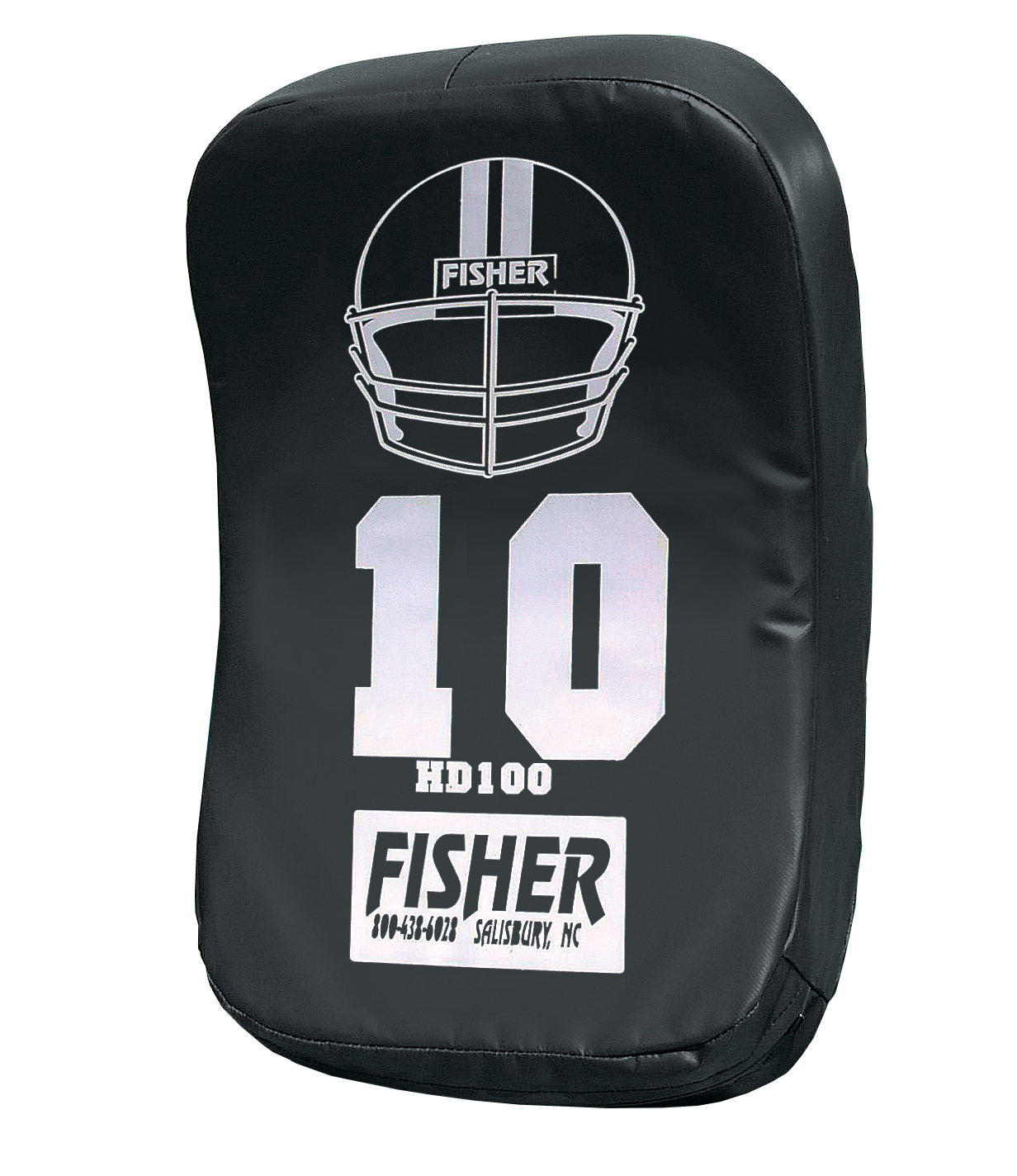 black shield football helmet Fisher Curved Football Blocking Body Shield – Red's Team Sports