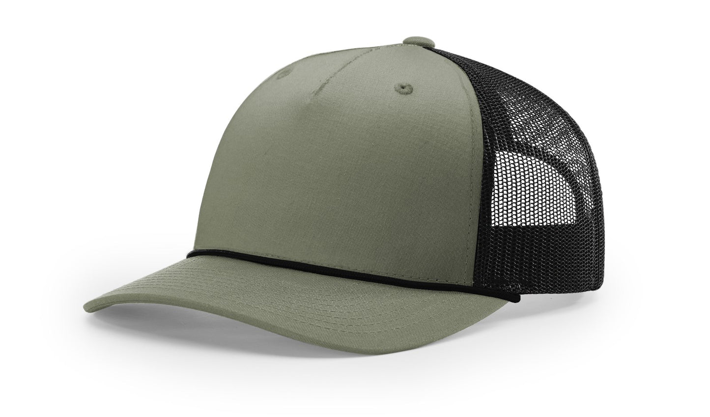 Richardson 112FPR Five Panel Trucker with Rope Cap