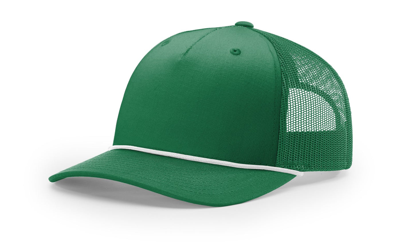Richardson 112FPR Five Panel Trucker with Rope Cap