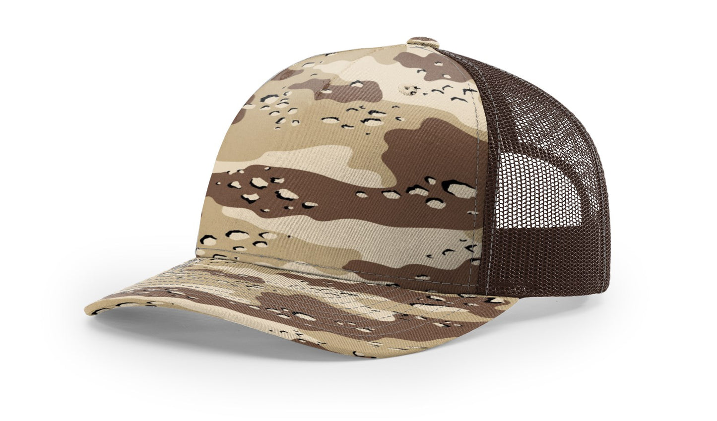 Richardson 112PFP Printed Five-Panel Mesh Back Cap