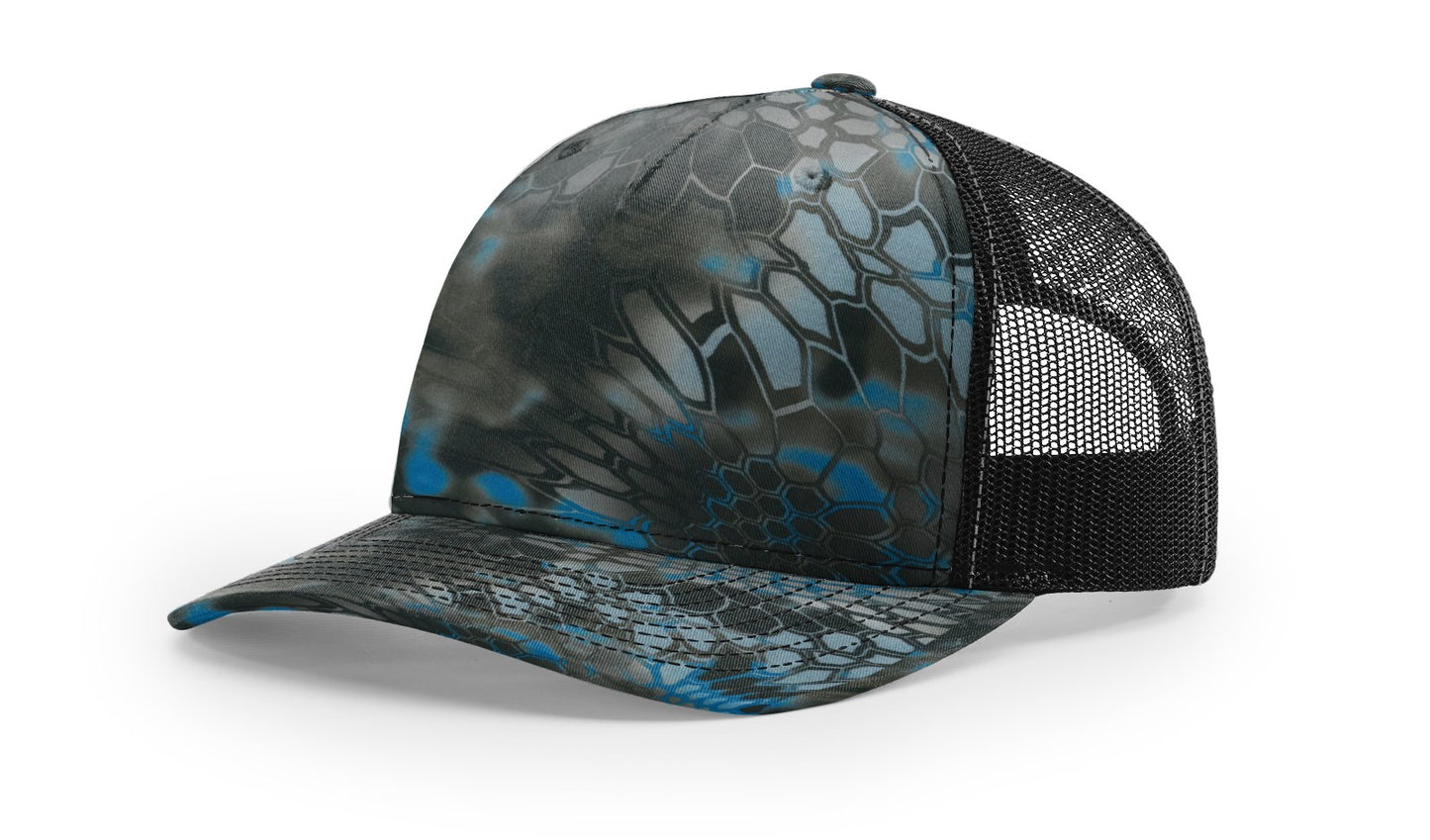 Richardson 112PFP Printed Five-Panel Mesh Back Cap