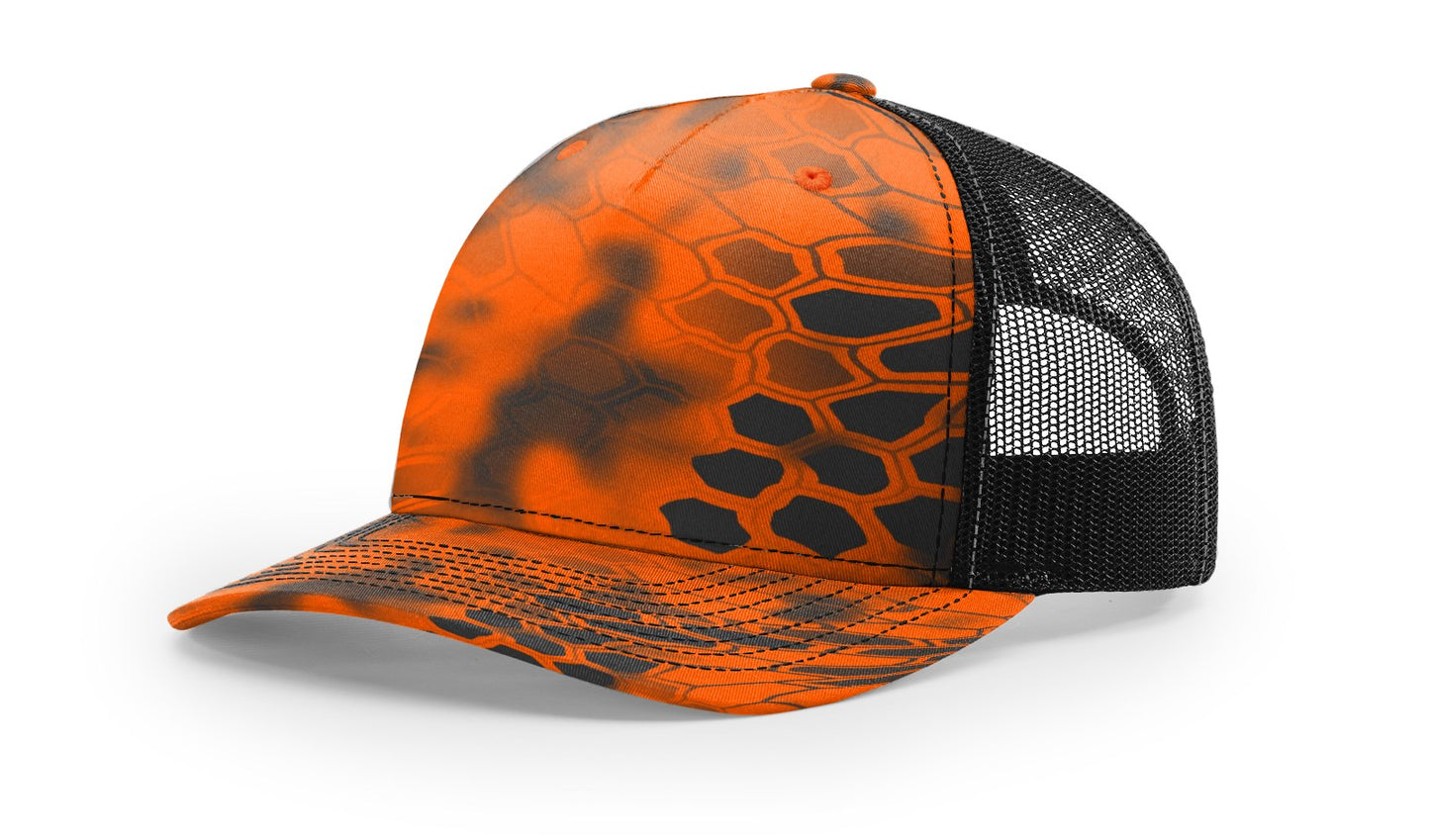 Richardson 112PFP Printed Five-Panel Mesh Back Cap