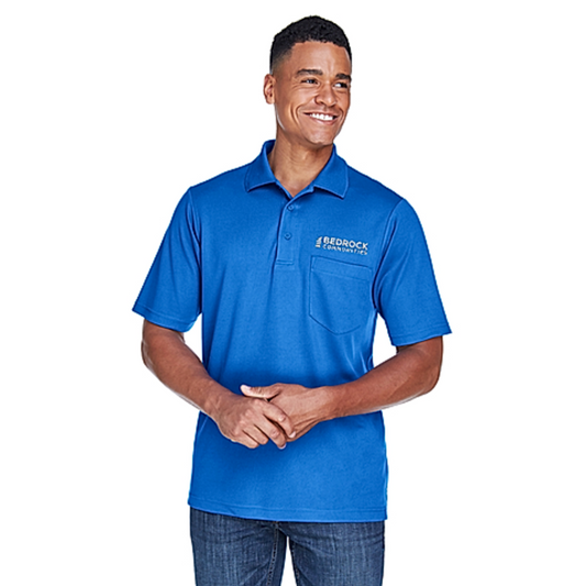 Bedrock Communities - Mens Origin Performance Piqué Polo w/ Pocket