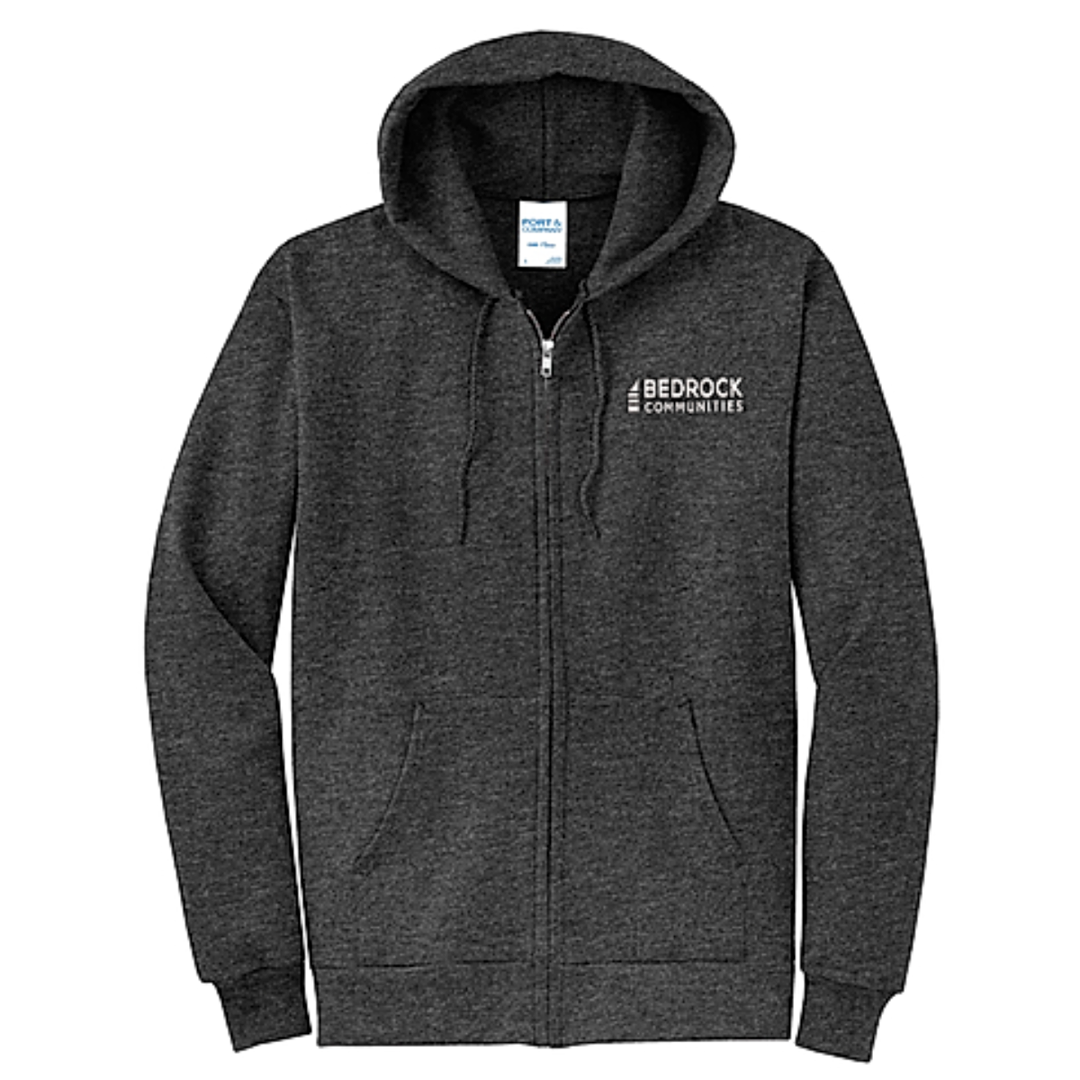 Bedrock Communities - Fleece Full-Zip Hooded Sweatshirt