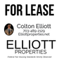 Elliott Properties - 24x24 Yard Signs (for yard post)
