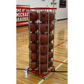 16-Ball SpaceSaver Lockable Vertical Ball Carts