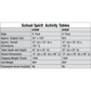 8' School Spirit Folding Activity Table
