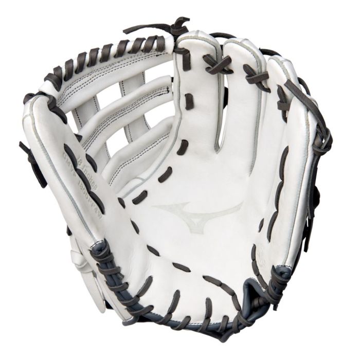 Mizuno MVP Prime Fastpitch Softball Glove, 13", RH, White-Grey