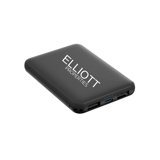 Elliott Properties - Pocket Power 5,000 mAh UL Mini Charger with Type C Port