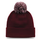 Roll Up Beanie w/ Pom