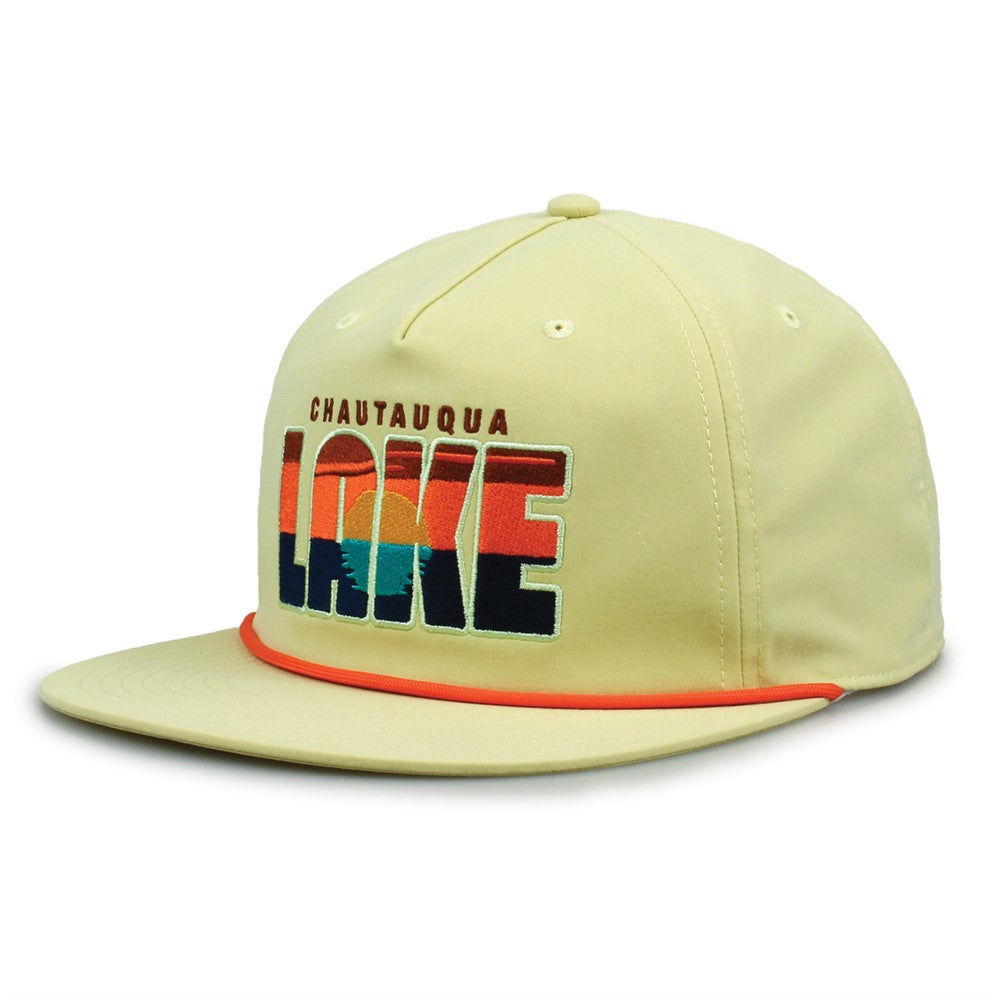 5-Panel Taslan Flat Bill Snapback - G203