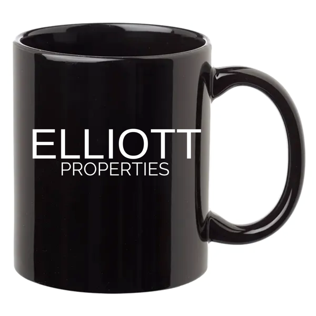 Elliott Properties - 11 oz. Traditional Ceramic Mugs