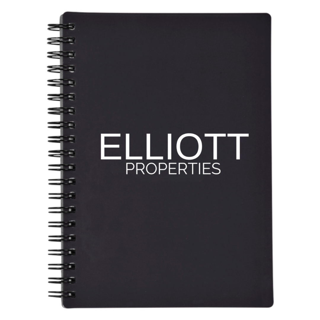 Elliott Properties - Rubbery Spiral Notebook
