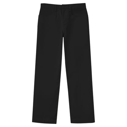 Juniors Stretch Low Rise Pant - BLACK