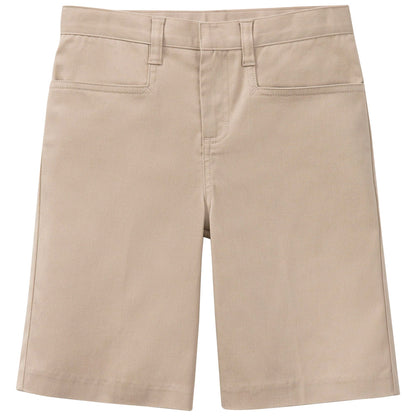 Juniors Stretch Low Rise Short - KHAKI