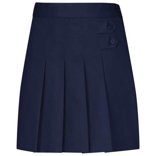 Girls Stretch Pleated Tab Scooter - NAVY - SPECIAL ORDER!